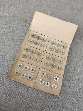 Antika Çıtçıt Düğme 1cm x 36lı - Bakkaliye Koleksiyon Çıt Çıt Düğme - 7