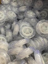 Şeffaf Plastik Rc Araç Tekerleği 53,8x13,5mm 1 Adet - Dasher Uzaktan Kumanda Araba Tekerlek - 8