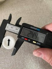 Ok İşaretli Buton Başlığı 24,5mm 210 Adet - Vinç Kumandası vb Buton Başlığı - 8