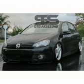 Vw Golf Mk6 Cupra R Uyumlu Ön Lip Mat Siyah Ön Tampon Lip - 2