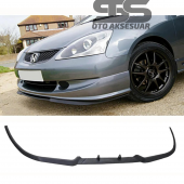 Honda Civic Typer K24 Cupra R Uyumlu Ön Lip Mat Siyah Ön Tampon Lip - 1