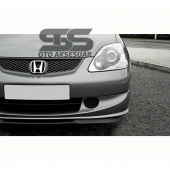 Honda Civic Typer K24 Cupra R Uyumlu Ön Lip Mat Siyah Ön Tampon Lip - 2