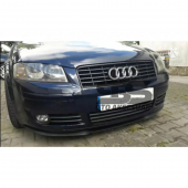 Audi A3 8P 2003-2012 Cupra R Uyumlu Ön Lip Mat Siyah Ön Tampon Lip - 2