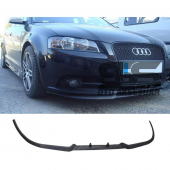 Audi A3 8P 2003-2012 Cupra R Uyumlu Ön Lip Mat Siyah Ön Tampon Lip - 3