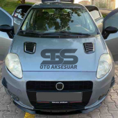 Fiat Punto Cupra R Uyumlu Ön Lip Mat Siyah Ön Tampon Lip thumbnail 2