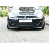 Ford Focus Mk1  1999–2004 Cupra R Uyumlu Ön Lip Mat Siyah Ön Tampon Lip thumbnail 10