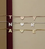 Vaoov 925 Ayar Gümüş Kişiye Özel Harfli Kolye thumbnail 4