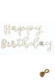 Parti Happy Birthday Ahşap Yazı - 1