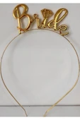 Bekarlığa Veda Gold Metal Taç - Brıde To Be Gold Taç - 1