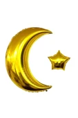 Gold Ay Yıldız Folyo Balon - 1