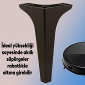 Lüks Mobilya Kanepe Sehpa TV Ünitesi Koltuk Ayağı 19 cm Siyah Baza Ayak thumbnail 3