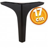 Lüks Mobilya Kanepe Sehpa TV Ünitesi Koltuk Ayağı 17 cm Siyah Baza Ayak - 1