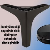 Lüks Mobilya Kanepe Sehpa TV Ünitesi Koltuk Ayağı 14 cm Siyah Baza Ayak thumbnail 2