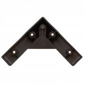 Lüks Mobilya Kanepe Sehpa TV Ünitesi Koltuk Ayağı 14 cm Siyah Baza Ayak thumbnail 7