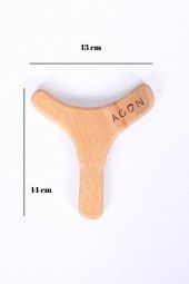 Agon Selülit Giderici Y Form Ahşap Masaj Aleti - 3