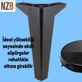 Lüks Mobilya Kanepe Sehpa TV Ünitesi Koltuk Ayağı 18 cm Siyah Baza Ayak thumbnail 3