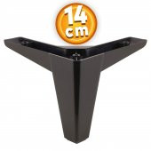 Lüks Mobilya Kanepe Sehpa TV Ünitesi Koltuk Ayağı 14 cm Siyah Baza Ayak thumbnail 1