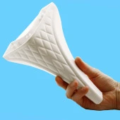 Petek Lüks Mobilya Kanepe Sehpa TV Ünitesi Koltuk Puf Ayağı 20 cm Beyaz Baza Ayak thumbnail 3