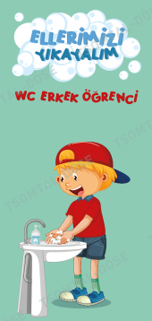 Erkek Öğrenci (WC) Tuvalet Kapısı Giydirme thumbnail 1