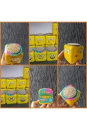 4 Adet Çimoji Küp Çim Adam - Çocuk Ve Yetişkin - Oyun Ve Eğitici thumbnail 2