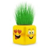 6li Karışık 3 Tarafı Emojili Figürlü Küp Çim Adamlar Okul Ve Okul Öncesi Hediyelik Çim Adam - 1