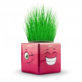 13li Karışık 3 Tarafı Emojili Figürlü Küp Çim Adamlar Okul Ve Okul Öncesi Hediyelik Çim Adam - 5