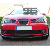 Seat İbiza Mk4 Cupra R Uyumlu Ön Lip Mat Siyah Ön Tampon Lip - 4