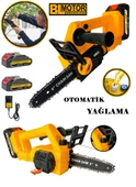 Eisenn Yeni Nesil Çift Akülü Dal Budama Testere Bıçkı Makinası Kömürsüz Motor Li-On Batarya Pro Saw - 1