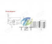 SMD Lehimleme Uygulama Kartı CD4017 NE555 - Demonte(Montesiz) thumbnail 8