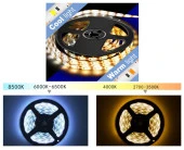 395nm UV 5V Şerit LED 5050 60/1 mt Yapışkanlı Kesilebilir - 3