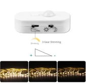 395nm UV 5V Şerit LED 5050 60/1 mt Yapışkanlı Kesilebilir - 7