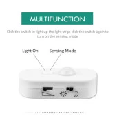 395nm UV 5V Şerit LED 5050 60/1 mt Yapışkanlı Kesilebilir - 8