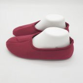 Sade Ev Patiği Klasik Model Bordo Renk - 5