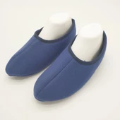 Sade Erkek Ev Patiği Klasik Model Saks Mavi - 4
