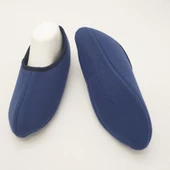 Sade Erkek Ev Patiği Klasik Model Saks Mavi - 2