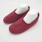 Sade Ev Patiği Klasik Model Bordo Renk - 8