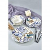 Cooker Porselen Dijital Baskılı 24 Parça Yemek Takımı CKR4062 - 1