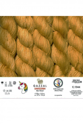 Gazzal Unicorn El Örgü İpi 100 gr Yağ Sarısı 1344 - 2