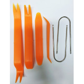 6 Parça Trim Teyp Sökme Set (sökme Aparatları Sert Abs Malzemedir) Teyp Kapı Döşeme Sökme Takımı - 1
