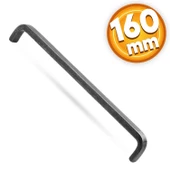 Paris (160 mm-16.0 cm) Eskitme Antik Gümüş Metal Mobilya Mutfak Çekmece Dolap Kulpu Kulbu Kulpları thumbnail 1