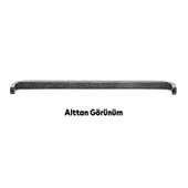 Paris (224 mm-22.4 cm) Eskitme Antik Gümüş Metal Mobilya Mutfak Çekmece Dolap Kulpu Kulbu Kulpları thumbnail 5