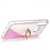 Huawei P40 Lite E Kılıf Sulu Simli Akışkan Silikon thumbnail 1