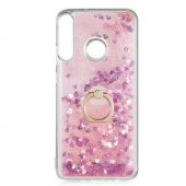 Huawei P40 Lite E Kılıf Sulu Simli Akışkan Silikon thumbnail 4