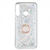 Huawei P40 Lite E Kılıf Sulu Simli Akışkan Silikon thumbnail 6