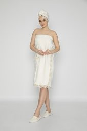 Dantelli Bambu Cotton Bayan Sauna 3lü Set - 2
