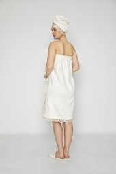 Dantelli Bambu Cotton Bayan Sauna 3lü Set - 3
