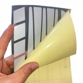 Şerit Tasarımlı Reflektif Kırmızı Motosiklet Kask Sticker Çınar Extreme thumbnail 9