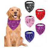 TİNEKE EVCİL HAYVAN KÖPEK BOYUN TASMASI YAKALIK ÖNLÜK FULAR NO 450 MOR Büyük Boy - 1