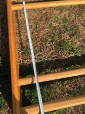 Ahşap Tırmanma Merdiveni 270x100cm (Kullanılmış )- Fizik Tedavi Rehabilitasyon Duvar Barı - 8