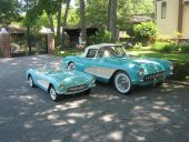 Chevrolet Corvette 1956 2/3 Model Araç - JR Classic 1956 - 4